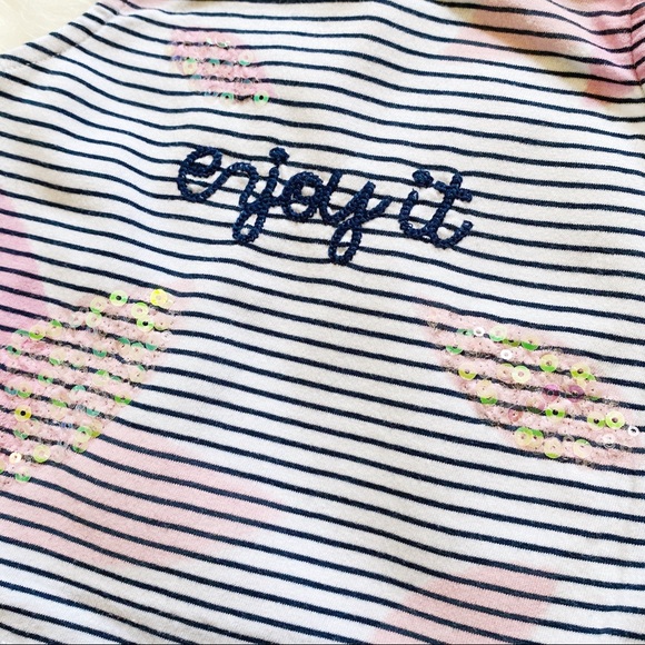 Boboli 12M Split Back Tank w Sequins - Picture 3 of 7